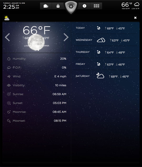 Weather Full Screen